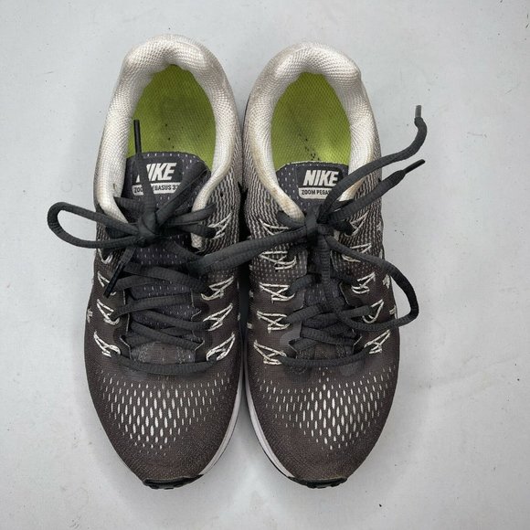 Nike Air Zoom Pegasus 33 Running Shoe Women Size 8 Gray White Sneaker 831356-002 - Picture 6 of 11